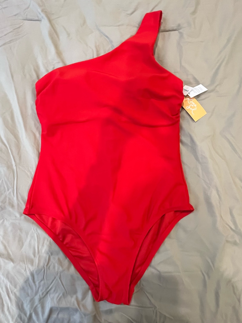 One shoulder one piece swimsuit
